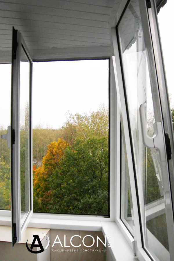 Поворотно-откидные алюминиевые окна в Стерлитамаке