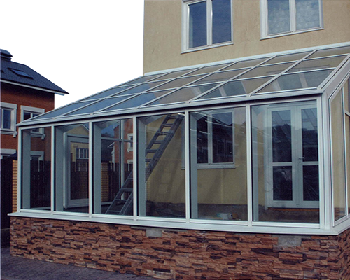 Алюминиевая стеклянная крыша для веранды в Стерлитамаке